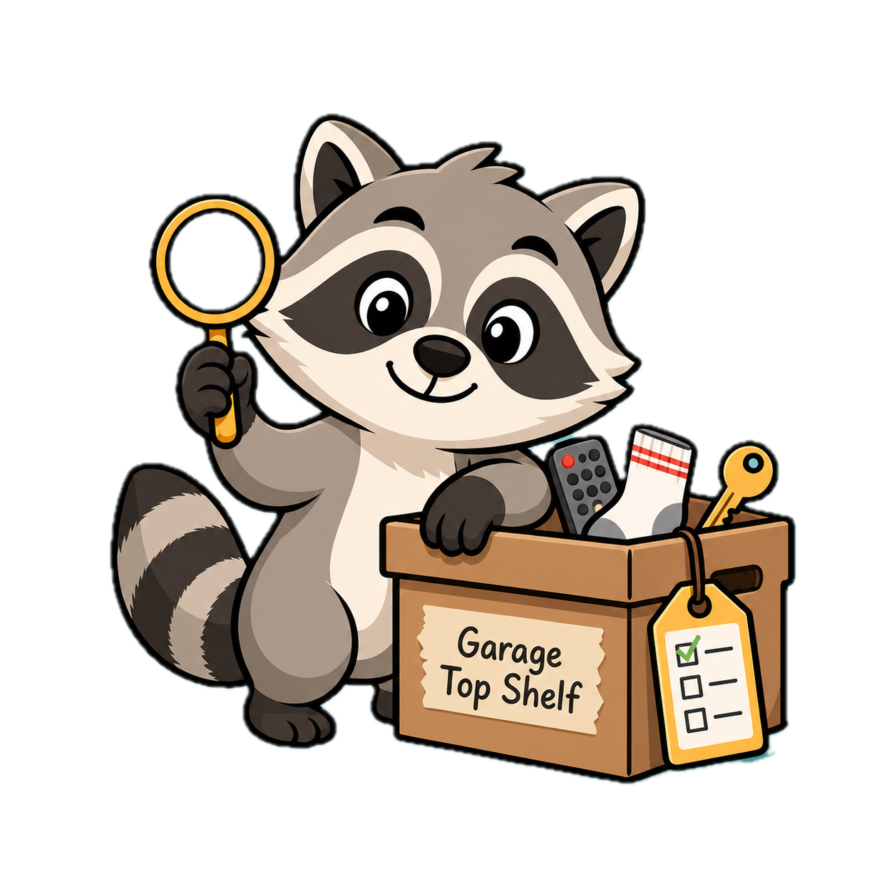 Stash the raccoon